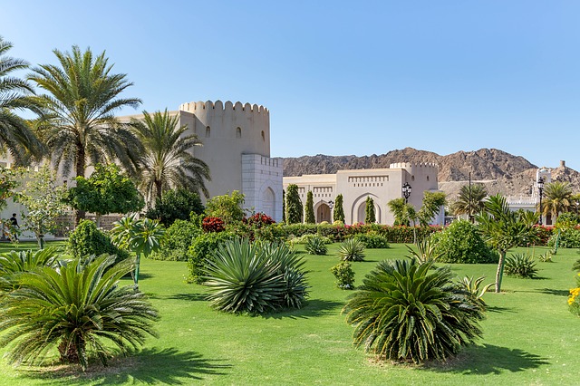 Ein schönes Gebäude im Oman